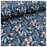 Viskose Jersey Blumen aquarell