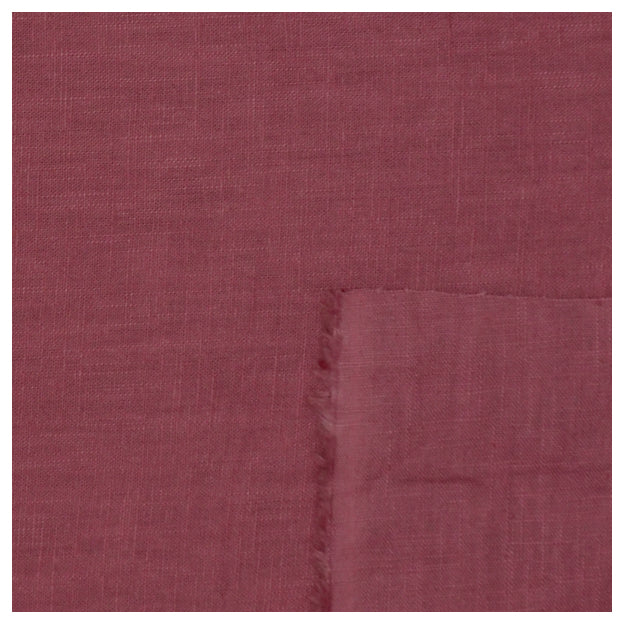 Leinen uni mauvé