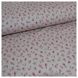 Jersey Stoffpaket Blumen /Jersey streifen + Bündchen