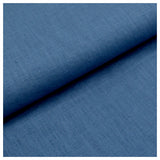 Leinen uni jeansblau