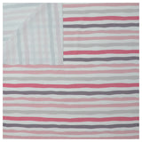 Jersey Streifen rosa/weiß wellig