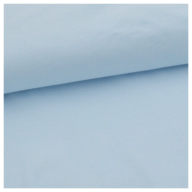 Baumwolljersey uni hellblau