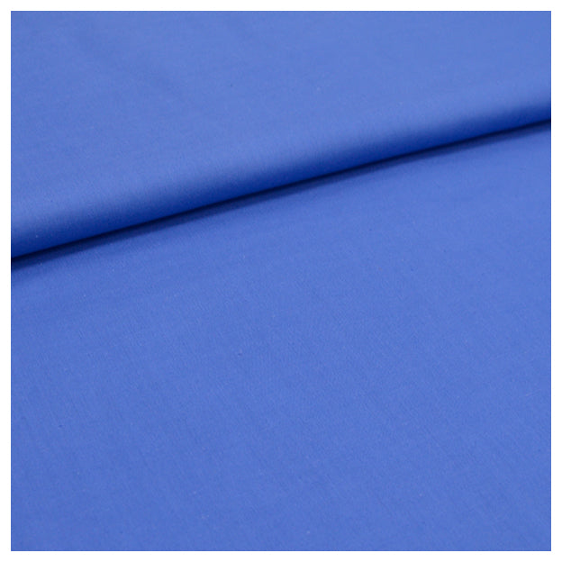 Baumwolle uni blau
