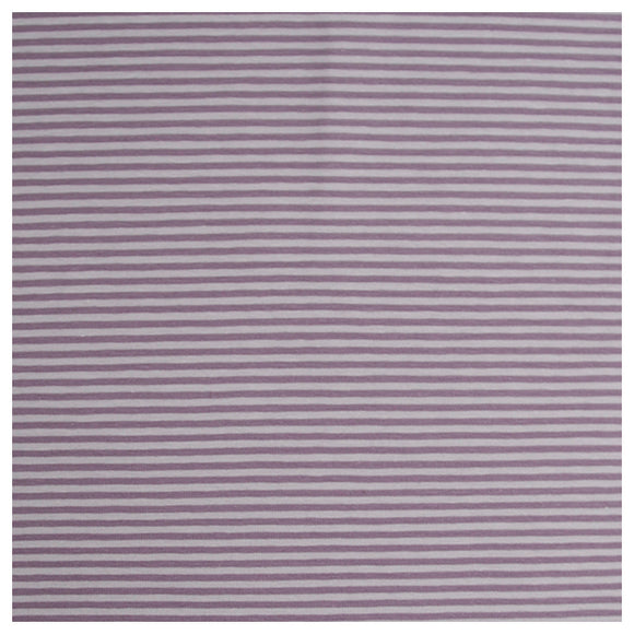 Jersey Streifen flieder und violett 2mm