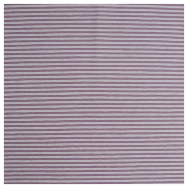 Jersey Streifen flieder und violett 2mm