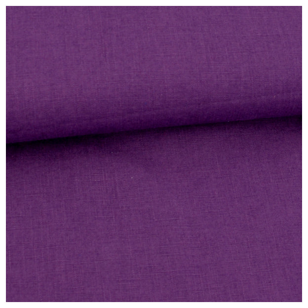 Leinen uni violett
