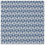 Baumwolle Popeline Retro blau