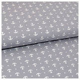 Jersey kleine Anker grau
