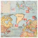 Canvas Weltkarte
