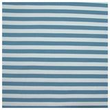 French Terry Streifen blau und weiß 10mm