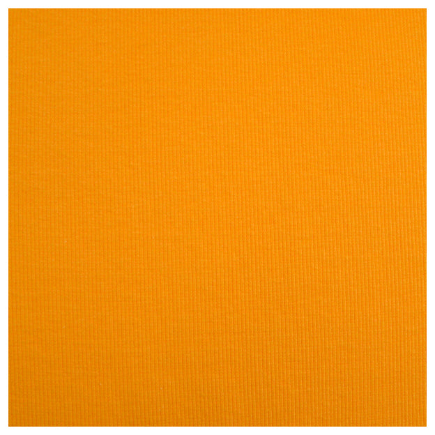 Rippbündchen schmal gelb