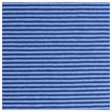 Jersey Streifen blau/jeansblau 2mm