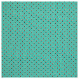 Jersey Panel Blumenkatze türkis