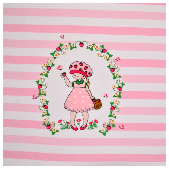 Jersey Strawberry Romance rosa