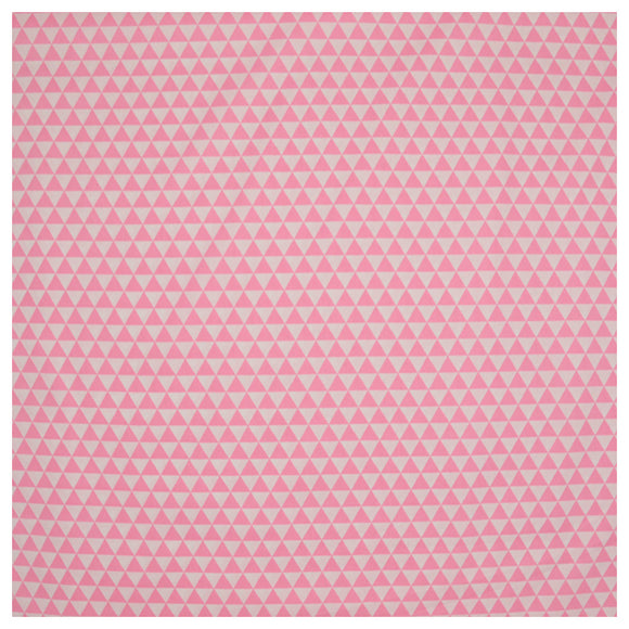 Baumwollstoff geometrisches Muster rosa / weiß
