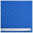 Baumwollstoff Kreise blau