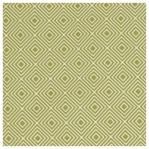 Baumwollstoff geometrisches Muster Square olivgrün