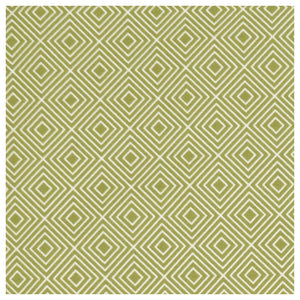 Baumwollstoff geometrisches Muster Square olivgrün