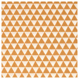 Baumwollstoff geometrisches Muster beige / weiß