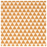 Baumwollstoff geometrisches Muster beige / weiß