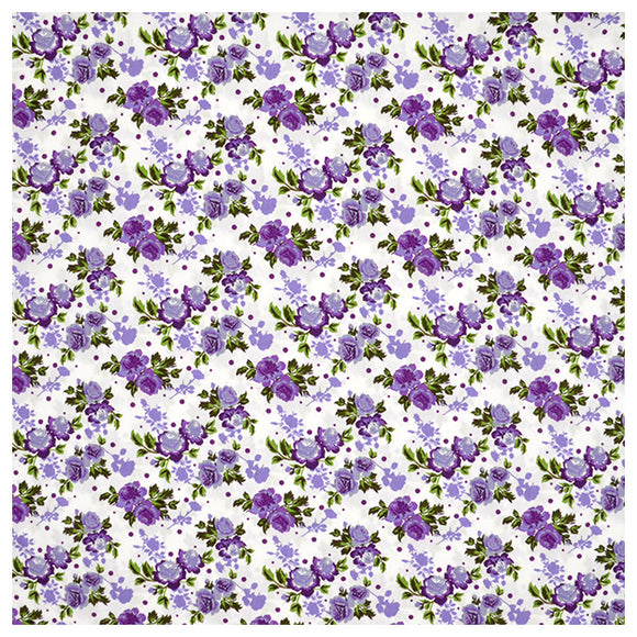 Baumwolle Rose Henrietta violett