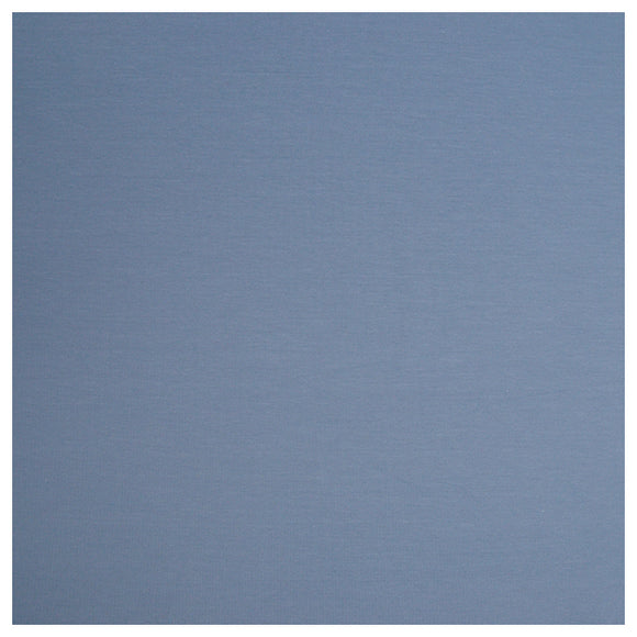 Baumwolljersey uni stahlblau