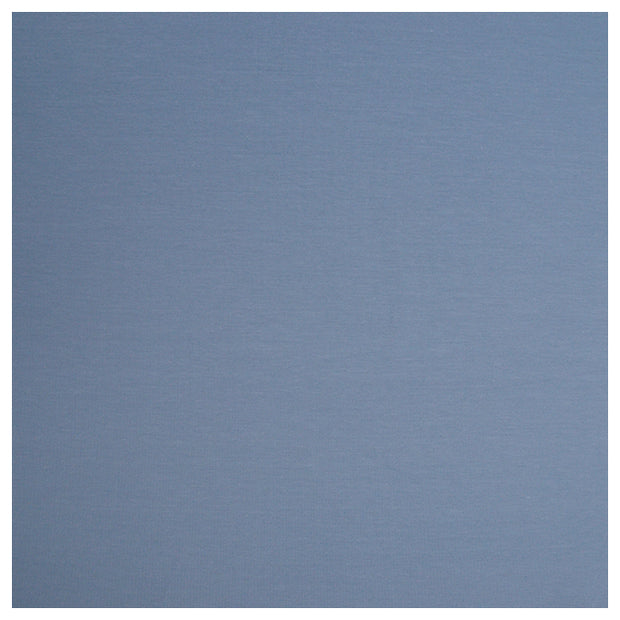 Baumwolljersey uni stahlblau