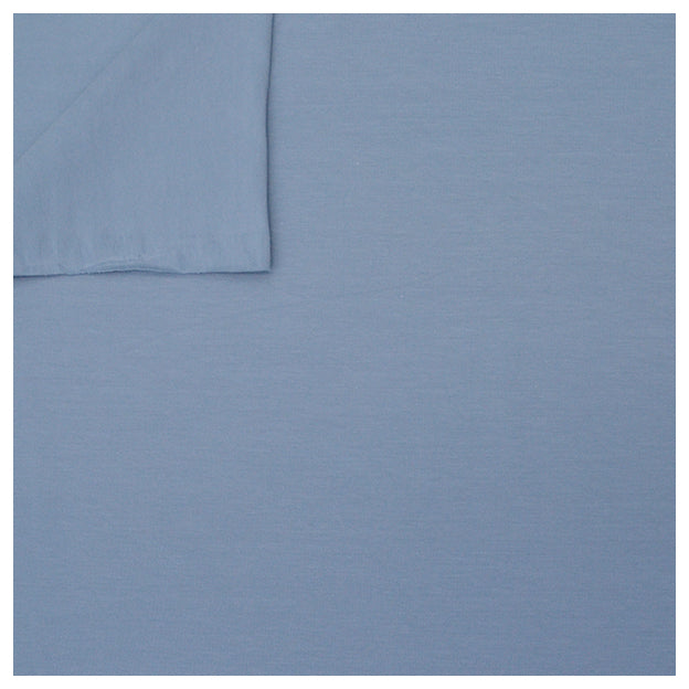 Baumwolljersey uni stahlblau