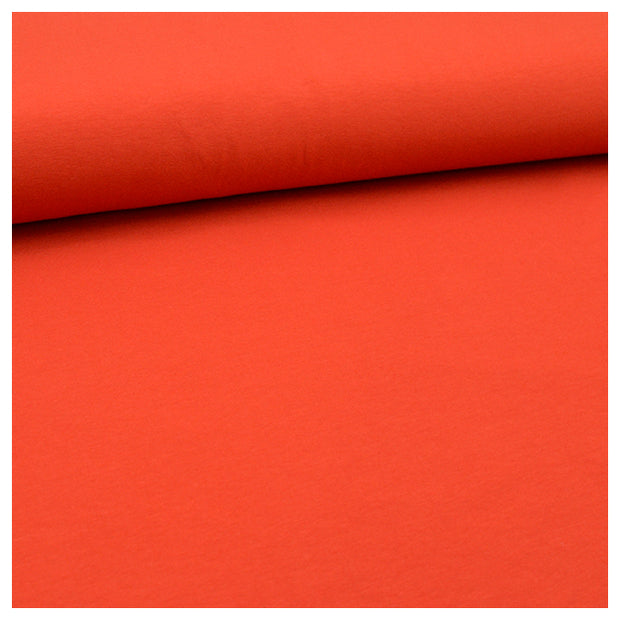 Baumwolljersey uni rost Bio