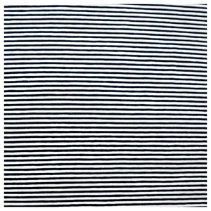 Jersey Streifen schwarz und weiß 2mm