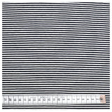 Jersey Streifen schwarz und weiß 2mm