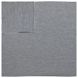 Jersey Streifen schwarz und weiß 2mm