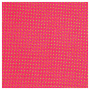 Baumwolle Tupfen pink/grün 2mm