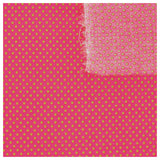 Baumwolle Tupfen pink/grün 2mm