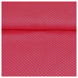 Baumwolle Tupfen pink/grün 2mm
