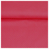 Baumwolle Tupfen pink/grün 2mm