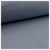 Bündchen Streifen schmal jeansblau und weiß