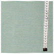 Jersey Streifen grün und weiß 2mm