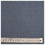 Bündchen Streifen schmal jeansblau und weiß