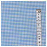 Baumwolle Karo hellblau /weiß 2,7 mm