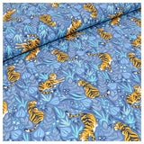 135 Jersey Dschungel Tiger blau