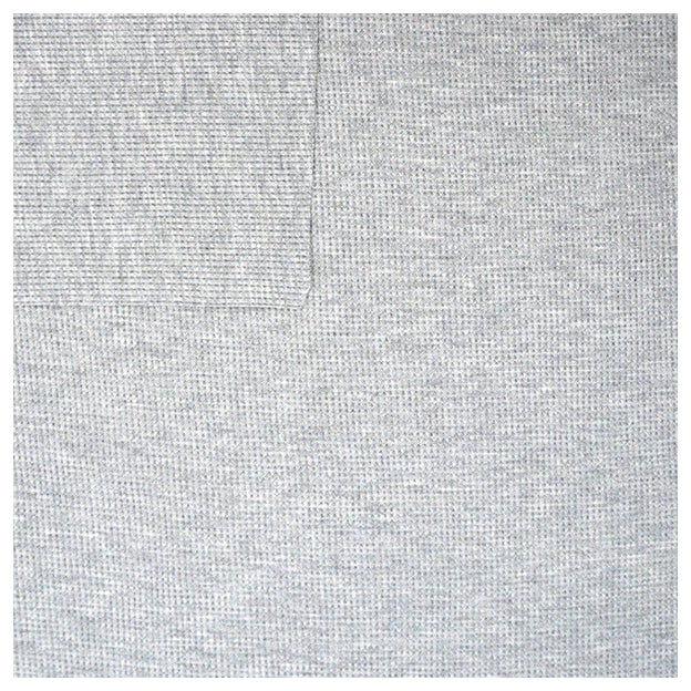 Waffelstoff Jersey hellgrau meliert