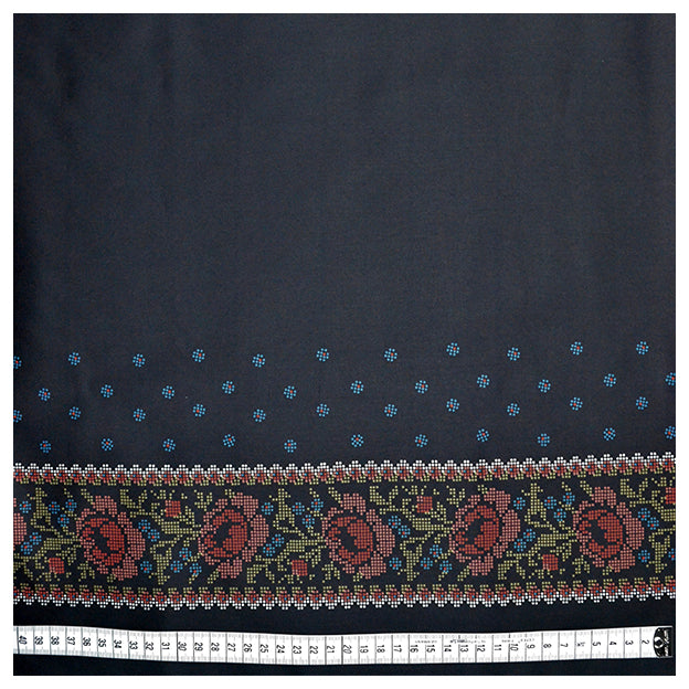 Trachten Stoffpakt rot/schwarz