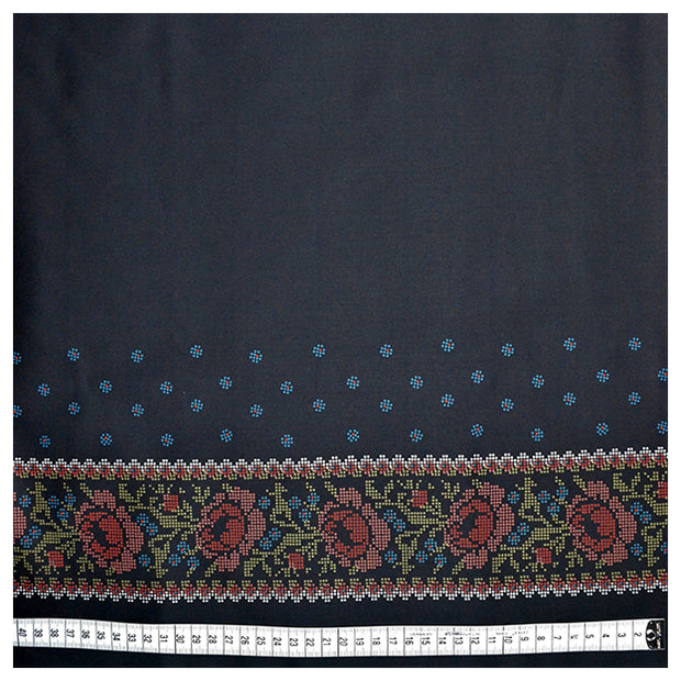 Trachten Stoffpakt rot/schwarz