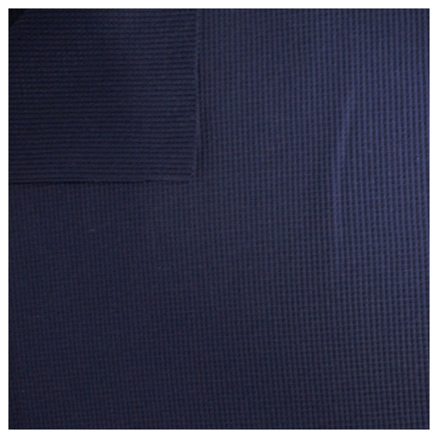 Waffelstoff Jersey dunkelblau