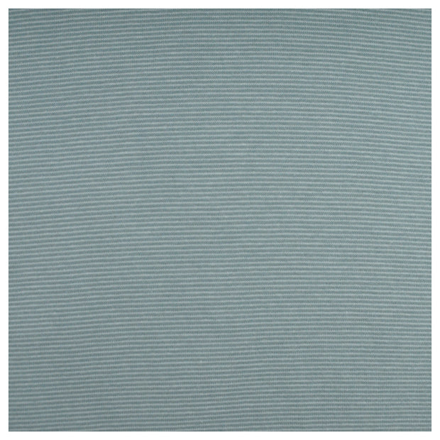 Bündchen Streifen schmal blau und hellaqua