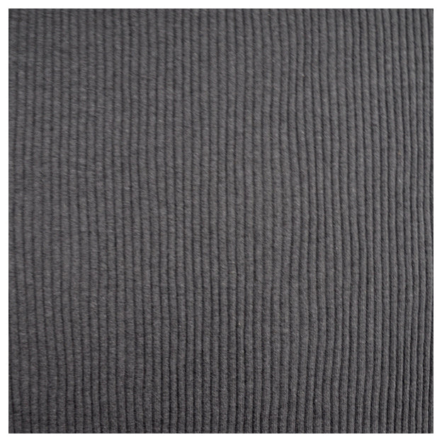 Rippbündchen grau meliert