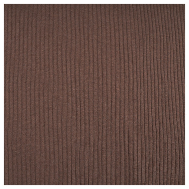 Rippbündchen braun meliert