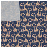 Jersey Giraffen jeansblau Digital