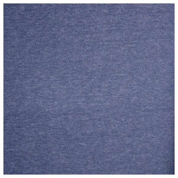 Baumwolljersey Uni Jeansoptik